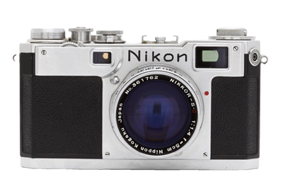 Nikon S2 Rangefinder Camera with a Nikkor-SC 5cm f1.4 Lens (EP Mark) #46090