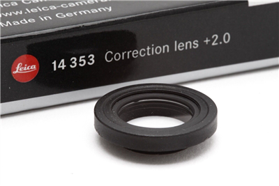 Mint Leica Correction Lens M (+2.0 Diopter, MFR #14353) with Box #46143