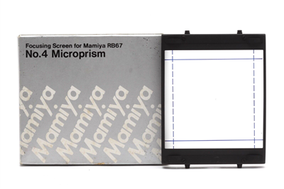 Near Mint Mamiya RB No. 4 Microprism Focusing Screen with Box #46440