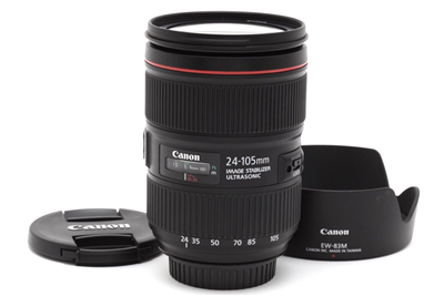 Mint Canon EF 24-105mm f4 L IS II USM Lens with Hood #46586