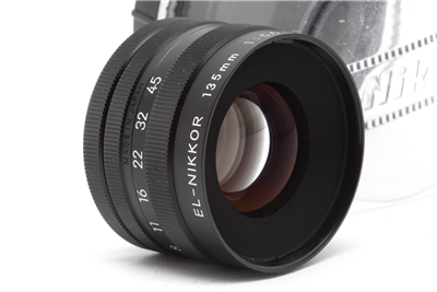 Mint Nikon EL-Nikkor 135mm 5.6 Enlarging Lens with Lens Bubble #47182