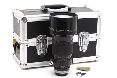 Canon 300mm f2.8 SSC Fluorite FD Lens with Case (Parts Only, AS-IS) #47183