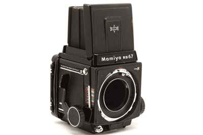 Mamiya RB67 Pro S Camera Body with WL Finder & Revolving Back Adapter #48015