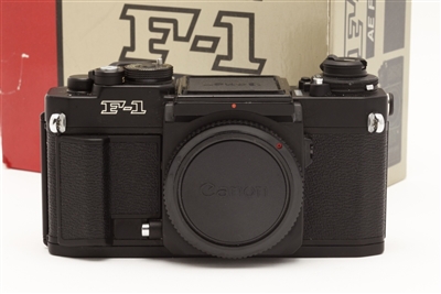 Very Clean Canon F-1N SLR Film Camera Body with Box (No Prism) #48088