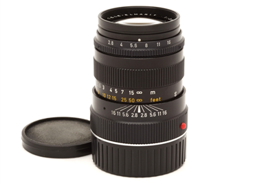 Leica Leitz 90mm f2.8 Tele-Elmarit M Mount Lens (Black, Canada) #48690