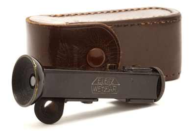 Very Clean Leica Leitz WINTU Finder (Black, Early) with Case #48700