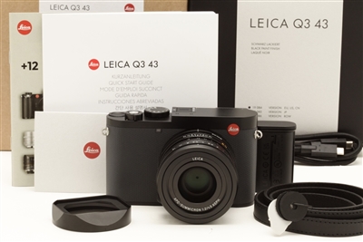 Open Box Mint Leica Q3 43 Digital Camera (Leica Warranty, MFR #19084) #49029