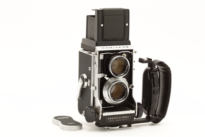 Very Clean Mamiya C3 TLR Camera with a 105mm f3.5 Siekosha-S lens & Grip #49181