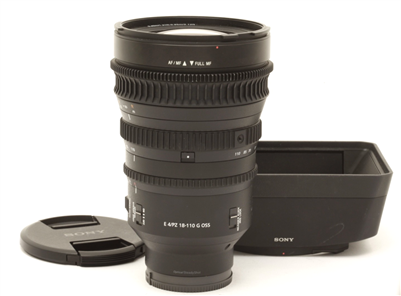 Sony E PZ 18-110mm f4 G OSS Lens with Hood #49295