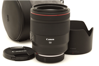 Canon RF 50mm f1.2 L USM Lens with Hood & Case #49660