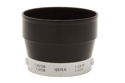 Leica Lens Hood for 90 f2.8 & f4, 135 f4 & f4.5 (Black/Chrome, 12575N) #49725