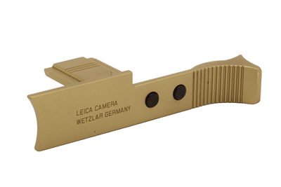 Leica Thumb Support Q3 (Brass, Blasted Finish, MFR #19532) #50256