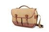 Mini Eventer Camera/Tablet Bag Khaki Canvas / Tan Leather