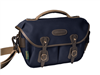 Hadley Small Pro Camera Bag Navy Canvas / Chocolate Leather