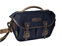 Hadley Small Pro Camera Bag Navy Canvas / Chocolate Leather