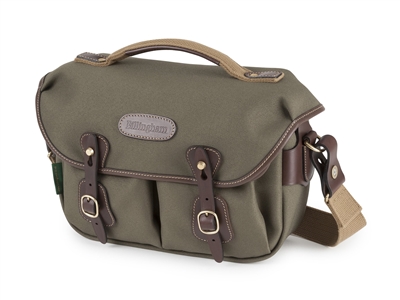 Hadley Small Pro Camera Bag Sage FibreNyte / Chocolate Leather