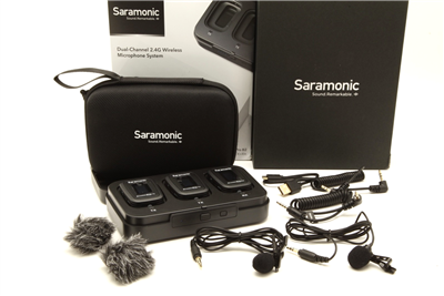 Near Mint Saramonic Blink 500 Pro B2 Wireless Clip-On Mic System TX+TX+RX #50509