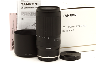 Mint Tamron 70-300mm f4.5-6.3 Di III RXD Lens (A047) for Nikon Z with Box #50523