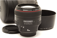 Canon EF 85mm f1.2 L II USM Lens with Hood & Case #50971