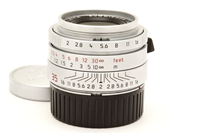 Leica Summicron-M 35mm f2 ASPH. Lens (Leica M, Silver, V5, MFR #11882) #50975
