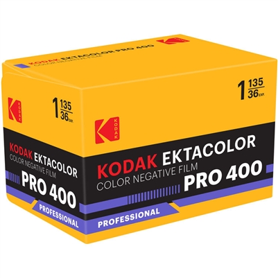 Kodak Ektacolor Pro 400 Color Negative Film (35mm Roll Film, 36 Exposures)