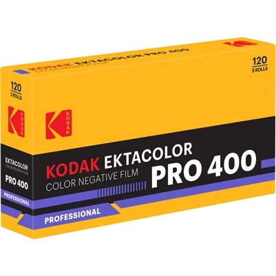 Kodak Ektacolor Pro 400 Color Negative Film (120 Film, 1-Roll)