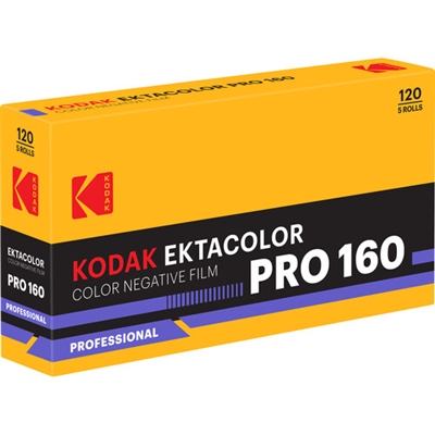 Kodak Ektacolor Pro 160 Color Negative Film (120 Roll Film, 1-Roll))