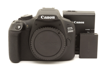 Canon EOS 2000D DSLR Camera (10,070 Shots, European Version of Rebel T7) #51094