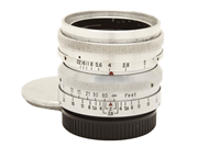 Carl Zeiss Jena 5.8cm f2 T M42 Screw Mount Lens #51125