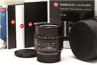 Mint Leica Summilux-M 50mm f1.4 ASPH. Lens, Leica M, Black, Not Registered 51187