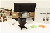 Nikon SB-900 AF Speedlight i-TTL Shoe Mount Flash with Accessories & Box #51206