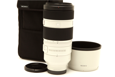 Sony FE 100-400mm f4.5-5.6 GM OSS Lens with Hood & Case #51265