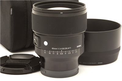 Sigma 85mm f1.4 DG DN Art Lens for Sony FE with Hood & Case #51297