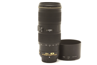 Nikon AF-S NIKKOR 70-200mm f4 G ED VR Lens with Hood #51301