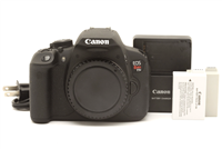 Canon EOS Rebel T5i DSLR Camera Body with 2 Batteries & Charger #51349