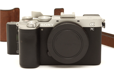 Sony a7C Mirrorless Camera Body with a SmallRig Thumb Grip & Half Case #51447