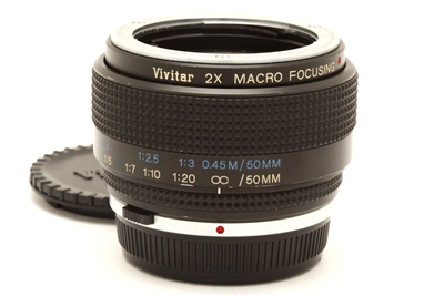 Vivitar 2x Macro Focusing Teleconverter Lens in OLympus OM Mount #51455