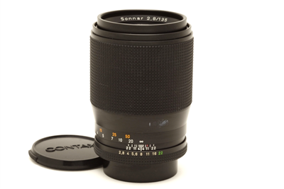 Near Mint Contax 135mm f2.8 Sonnar T* Lens MM C/Y Mount #51473
