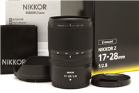 Near Mint Nikon NIKKOR Z 17-28mm f2.8 Lens with Hood, Instructions, & Box #51503