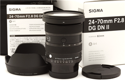 Near Mint Sigma 24-70mm f2.8 DG DN II Art Lens (Leica L) with Box #51505