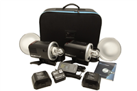 Flashpoint XPLOR 600 TTL Strobes with R2-T II Trigger, Accessories & Case #51508