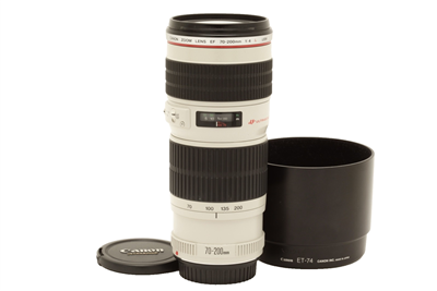 Canon EF 70-200mm f4 L USM Lens (Engraving) with Hood #51519