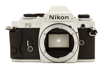 Nikon FG 35mm Film Camera Body with Nikon MF-15 Data Back #51544