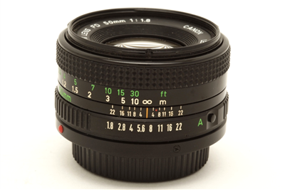 Canon 50mm f1.8 FD Lens #51554