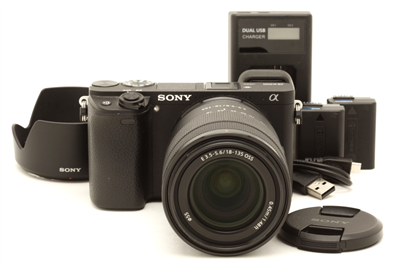 Sony a6300 Mirrorless Camera with 18-135mm f3.5-5.6 OSS Lens (4,525 Shots) 51617