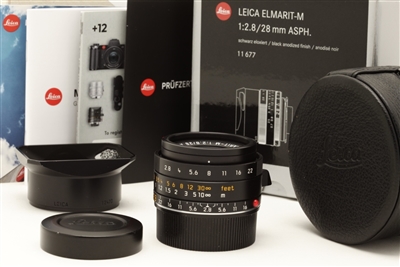 Leica Elmarit-M 28mm f2.8 ASPH. Lens (Leica M, MFR #11677) with Box #51623