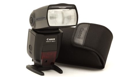 Canon Speedlite 580EX II with Diffuser, Stand, Instructions, & Case #51631
