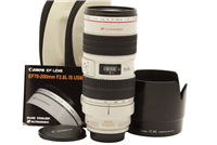 Canon EF 70-200mm f2.8 L IS USM Lens with Hood, Instructions, and Case #51633