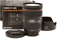 Canon EF 24-70mm f2.8 L II USM Lens with Hood, Case, & Instructions #51634