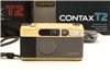 Contax T2 Gold Point & Shoot Film Camera with Box #51694